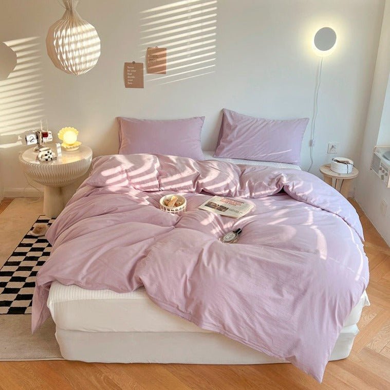  - Ever Lasting - Washed Cotton Duvet Cover (14 Colors) - Duvet Cover - Ever Lasting