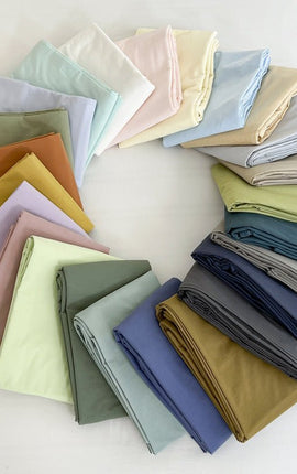 Washed Cotton Pillowcases (14 Colors)