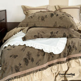 Water Color Inspired Ruffle Bedding Bundle