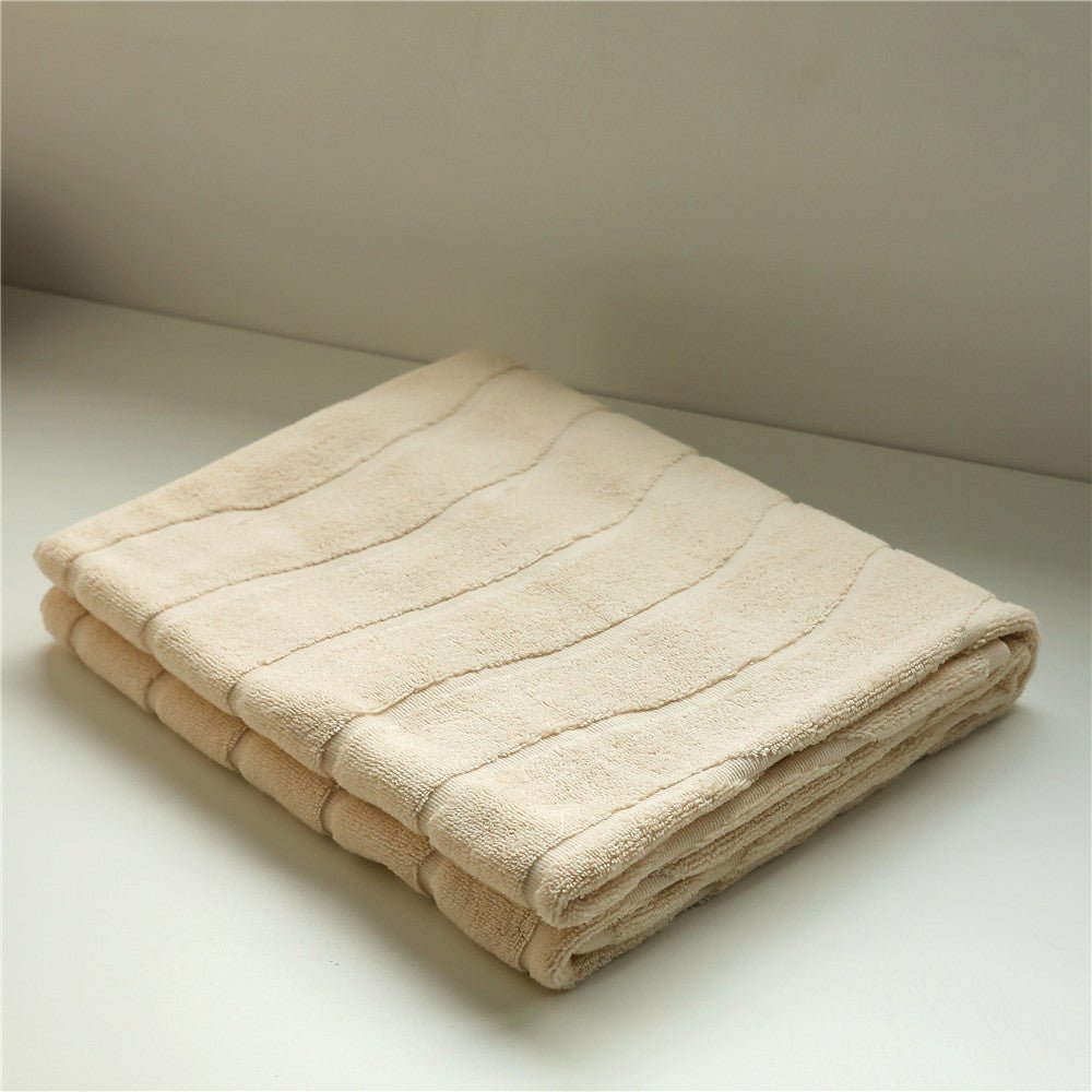  - Ever Lasting - Wavy Cotton Towel / Green - Towel - Ever Lasting