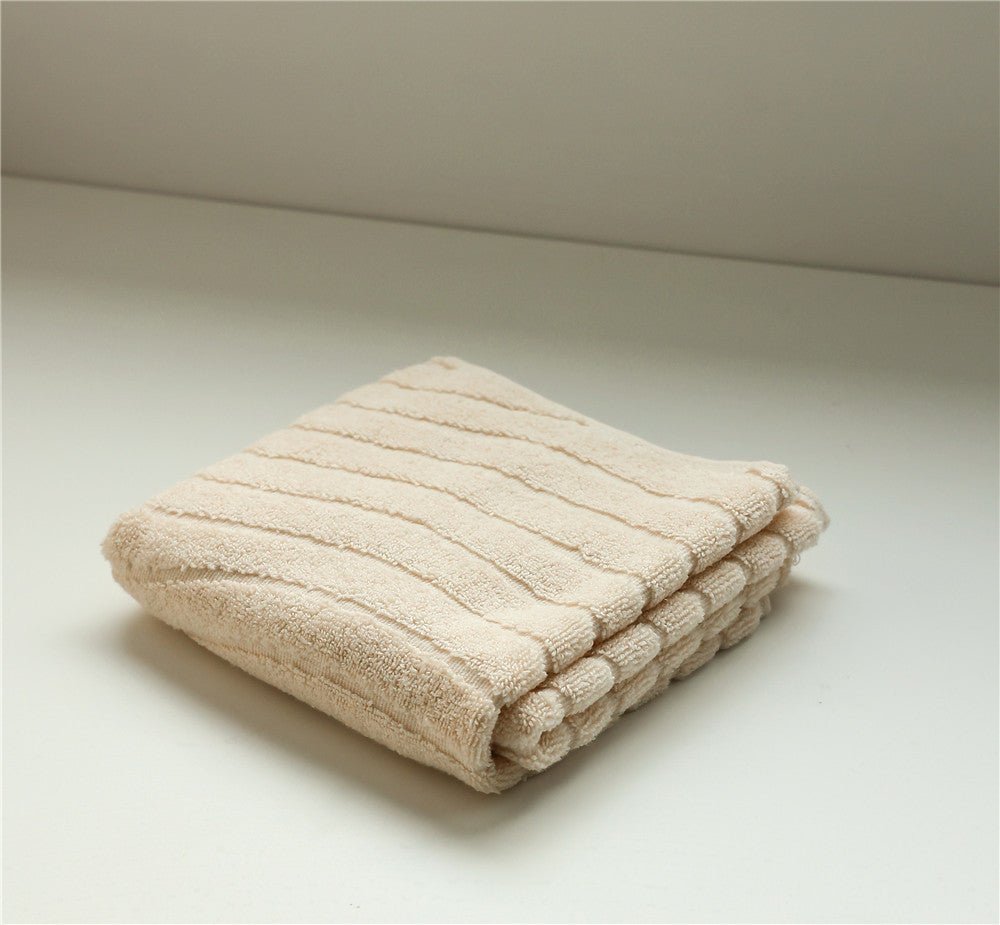 - Ever Lasting - Wavy Cotton Towel / Green - Towel - Ever Lasting