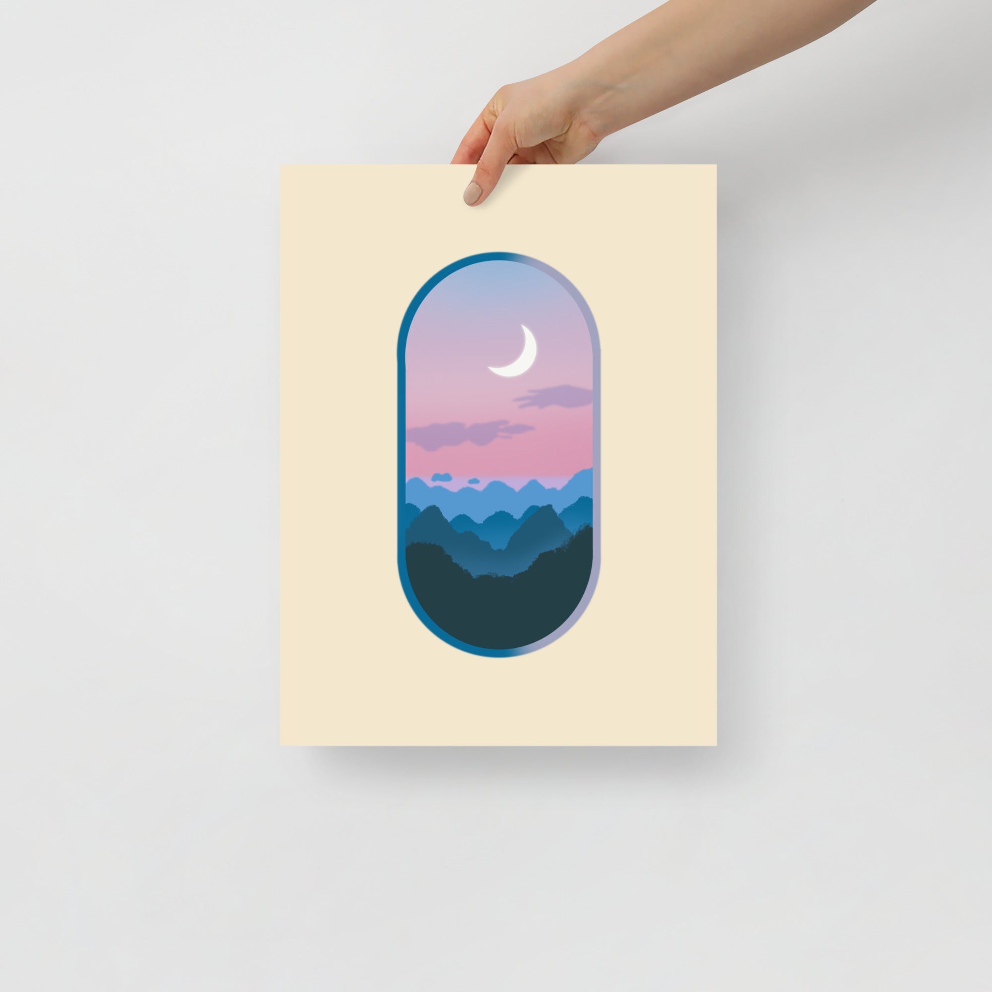 -Ever Lasting - “Window to the Moon” Aesthetic Night Sky Print - Ever Lasting