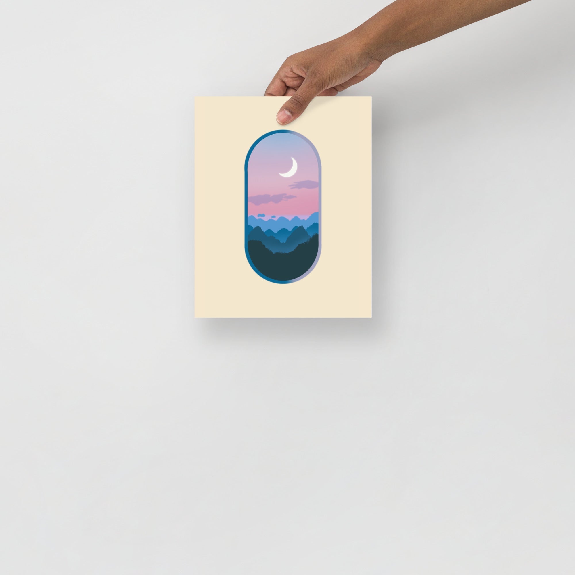 -Ever Lasting - “Window to the Moon” Aesthetic Night Sky Print - Ever Lasting