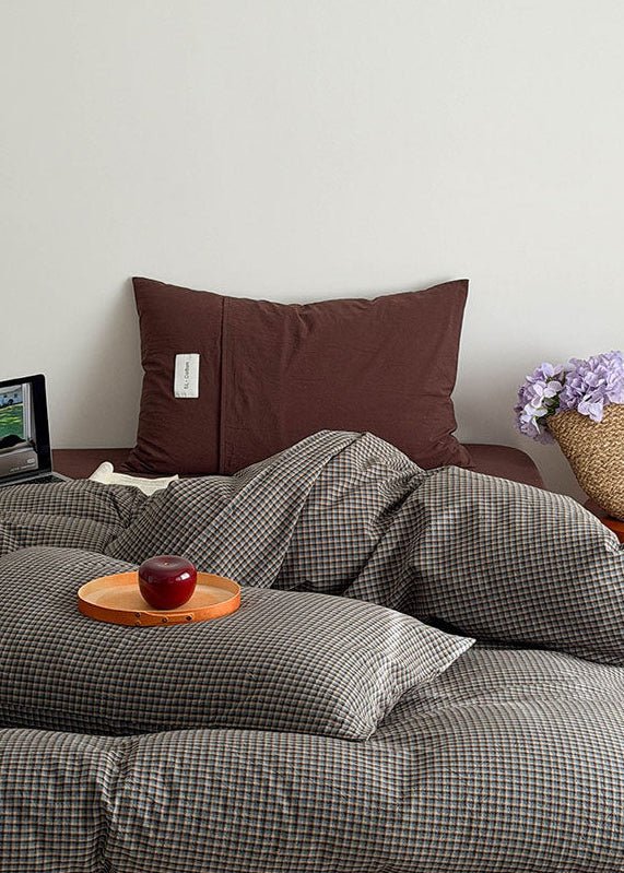  - Ever Lasting - Winnie Gingham Bedding Set / Red - Bedding Set - Ever Lasting