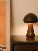 Wooden Mushroom Night Light