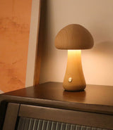 Wooden Mushroom Night Light Shitake / Beech Wood