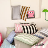 Y2K Pastel Wavy Striped Pillowcases (6 Styles)